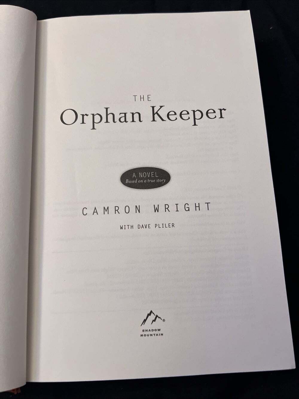 The Orphan Keeper Hardcover Camron Wright 2016